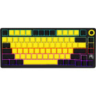Tastatura Gaming LORGAR KBP7075W Pro TKL RGB Toxic Purple Linear Switch Black/Yellow Mecanica