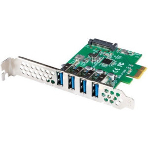Lanberg 1x PCI-E Male - 4x USB 3.1 Gen 1 Female + Suport cu profil redus