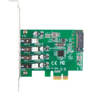 Lanberg 1x PCI-E Male - 4x USB 3.1 Gen 1 Female + Suport cu profil redus