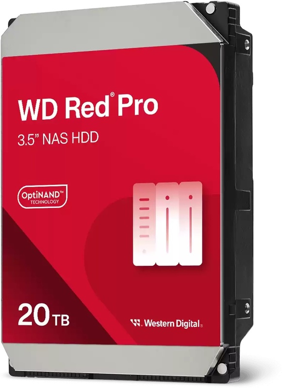 Hard disk WD Red Pro NAS 20TB SATA-III 7200RPM 512MB