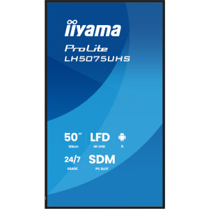 IIyama Smart Prolite LH5075UHS-B2AG 49.5 inch UHD VA 9.5 ms 60 Hz