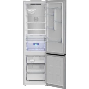 Beko B5RCNA416HXBW, 415 L, Clasa C, No Frost, ProSmart Inverter, HarvestFresh, AeroFlow, CoolAdapt, HomeWhiz, Control electronic, 203 cm, Metal Look