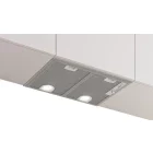 Hota incorporabila Bosch integrata DHL555BM, Putere de absorbtie 604 m3/h, Clasa B, 4 trepte de viteza, Iluminare LED, 53 cm, Argintiu