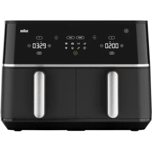 Braun Friteuza cu aer cald TwinCook 5 TD5030IBK, 2400W, 2x 5L, Negru