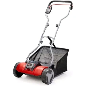 Einhell Masina de tuns iarba cu tambur cu acumulator GE-HM 18/38 Li Solo Power X-Change, 18 V, latime taiere 38 cm, inaltime taiere 14-38 mm, 4 trepte de taiere, cos colector 45 L, fara acumulator inclus