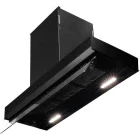 Hota incorporabila Turbionaire integrata TNP90BB, Putere de absorbtie 800 m3/h, Clasa A+, Iluminare LED, Dubla aspiratie, Sticla tratata termic, Tuya, 90 cm, Negru