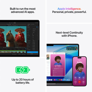 Apple 14.2'' MacBook Pro 14 Liquid Retina XDR, Apple M5 Max chip (18-core CPU), 64GB, 2TB SSD, Apple M5 Max 40-core GPU, macOS, Space Black, US keyboard, 2026