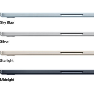 Apple 15.3'' MacBook Air 15 with Liquid Retina, Apple M5 chip (10-core CPU), 32GB, 1TB SSD, Apple M5 10-core GPU, macOS, Midnight, US keyboard, 2026