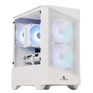 PC Gaming ZMEU Alb Comic Con Edition, AMD Ryzen 5 5600 3.5GHz, 32GB DDR4, 1TB SSD, RTX 5060 8GB GDDR7, Iluminare RGB
