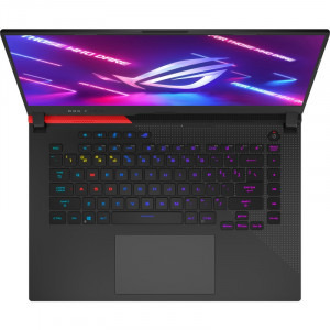 ASUS Gaming 15.6'' ROG Strix G15 G513QE, FHD 300Hz, Procesor AMD Ryzen™ 7 5800H (16M Cache, up to 4.4 GHz), 16GB DDR4, 512GB SSD, GeForce RTX 3050 Ti 4GB, No OS, Original Black