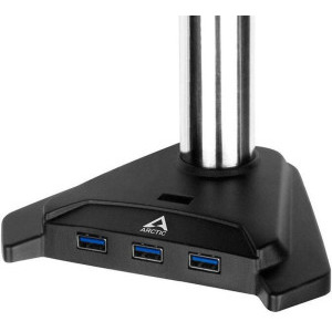 Arctic Z2 Pro (gen. 3), cu hub USB 3.0 pentru max. 29 inch, negru