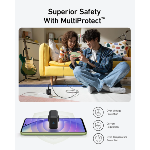 Anker 312 Ace, 1x USB-C, PowerIQ 3.0, 25W, Black