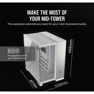 Corsair 6500X White/Satin Gray Aluminium