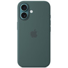 Apple Protectie pentru spate, material silicon pentru iPhone 16, culoare Lake Green