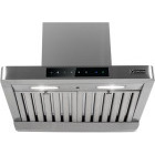 Hota Turbionaire decorativa TTE60WPS, Putere de absorbtie 800 m3/h, Senzor temperatura, Iluminare LED, Clasa A++, 60 cm, Inox