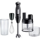 Braun Mixer vertical MultiQuick 5 Pro MQ55307M, 1000W, 0.6 L / 0.5L, Negru/Argintiu