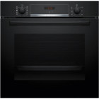 Cuptor incorporabil Bosch HQA534EB3, Electric, 71 L, Autocuratare hidrolitica, EcoClean Direct, HotAir Steam, 3D HotAir, HotAir Gentle, Grill, Abur, Clasa A+, Negru