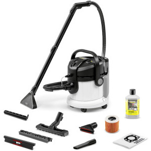 Aspirator Karcher SE 4 N1, Aparat de curatat cu extractie, 1000W, 4L, Alb/Negru