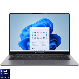Laptop ASUS 14 ExpertBook P5 P5405CSA, WQXGA 144Hz, Procesor Intel® Core™ Ultra 7 258V (12M Cache, up to 4.80 GHz), 32GB LPDDR5X, 512GB SSD, Intel Arc 140V, Win 11 Pro, Misty Grey
