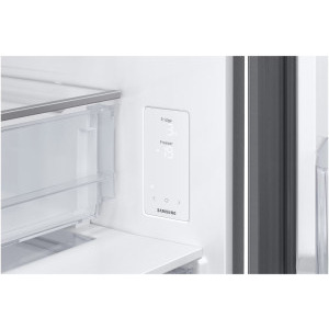 Samsung RB53DG706CS9EO, 538 L, Clasa C, No Frost, Digital Inverter, Twin Cooling, SpaceMax, AI Energy, 203 cm, Inox