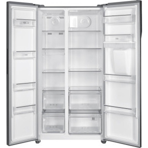 Beko GNO5322WDXPN, 532 L, Clasa E, No Frost, ProSmart Inverter, Display Touch Control, Dozator apa, 177 cm, Inox