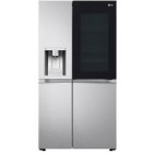 Frigider Side By Side LG GSXV91MBAE, 635 L Clasa E, No Frost, LinearCooling, InstaView, Door-in-Door, UVnano, Dozator apa & gheata, 179 cm, Inox