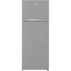 Frigider Beko RDNE455K40XBN, 406 L, Clasa E, No Frost, NeoFrost Dual Cooling, ProSmart Inverter, XXL Bottle holder, 185 cm, Argintiu