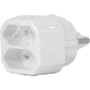Logilink LPS218, 2x Euro Socket, Alb