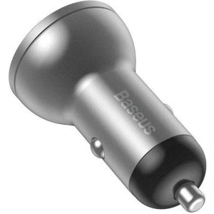 Baseus CCBX-0S, 2x USB, 24W, Silver