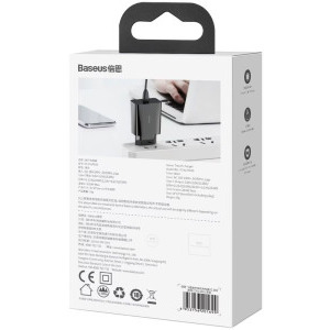 Baseus CCFS-SN02, Speed Mini Quick Charge 20W, 1x USB-C, Black