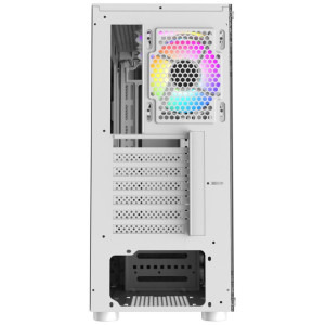 Gaming ZMEU Elite Alb, AMD Ryzen 5 3500 3.6GHz, 8GB DDR4, 500GB SSD, RX 6400 4GB GDDR6, Iluminare RGB