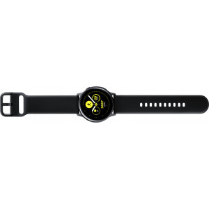 Samsung Galaxy Watch Active (2019), negru, curea silicon, WiFi, Bluetooth, GPS si NFC, rezistent la apa si adancime, perfect pentru inot si fitness