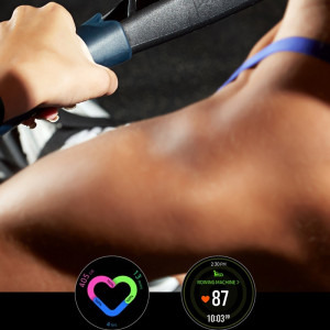 Samsung Galaxy Watch Active (2019), negru, curea silicon, WiFi, Bluetooth, GPS si NFC, rezistent la apa si adancime, perfect pentru inot si fitness