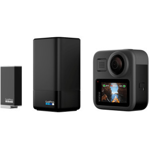 GoPro Incarcator dublu + 1x acumulator Enduro pentru MAX