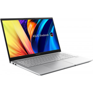 ASUS 15.6'' Vivobook Pro 15 OLED M6500QC, FHD, Procesor AMD Ryzen™ 7 5800H (16M Cache, up to 4.4 GHz), 16GB DDR4, 512GB SSD, GeForce RTX 3050 4GB, No OS, Cool Silver
