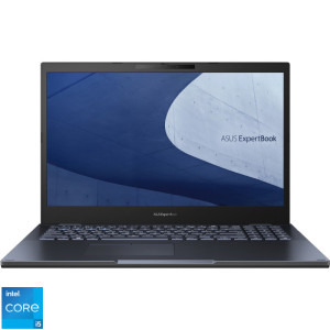 ASUS 15.6'' ExpertBook B2 B2502CBA, FHD, Procesor Intel® Core™ i5-1240P (12M Cache, up to 4.40 GHz), 16GB DDR4, 512GB SSD, Intel Iris Xe, No OS, Star Black
