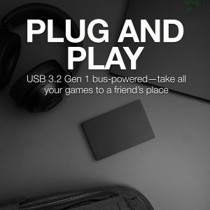 Seagate FireCuda Gaming 1TB USB 3.2 Black