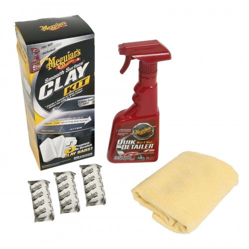 Intretinere vopsea Meguiar's Consumer Kit decontaminare vopsea cu argila Smooth Surface Clay