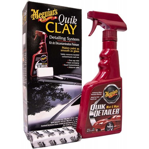 Intretinere vopsea Meguiar's Consumer Kit decontaminare vopsea Quick Clay Starter