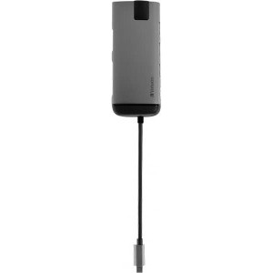 Verbatim USB-C Multiport, Gigabit Ethernet, SD/microSD