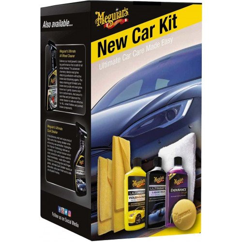 Spalare si detailing rapid Meguiar's Consumer Kit intretinere masina noua Brilliant Solutions New Car Kit