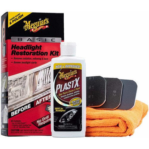 Ceara & Sealant Meguiar's Consumer Kit polish faruri Basic Headlight Restoration Kit