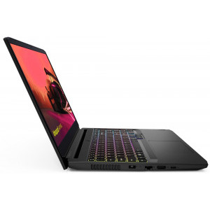 Lenovo Gaming 15.6'' IdeaPad 3 15ACH6, FHD IPS 120Hz, Procesor AMD Ryzen™ 5 5600H (16M Cache, up to 4.2 GHz), 16GB DDR4, 512GB SSD, GeForce RTX 3050 4GB, No OS, Shadow Black, 4-Zone RGB