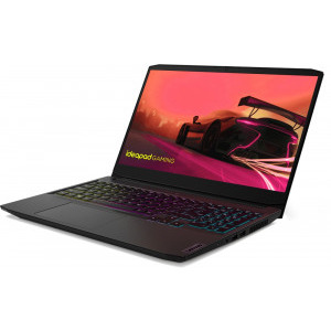 Lenovo Gaming 15.6'' IdeaPad 3 15ACH6, FHD IPS 165Hz, Procesor AMD Ryzen™ 5 5600H (16M Cache, up to 4.2 GHz), 16GB DDR4, 512GB SSD, GeForce RTX 3050 Ti 4GB, No OS, Shadow Black, 4-Zone RGB
