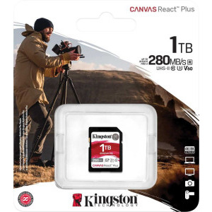 Kingston SDXC Canvas React Plus Class 10 UHS-II 1TB