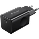 Incarcator retea Orico PT30-C, 1x USB-C, 30W, Black