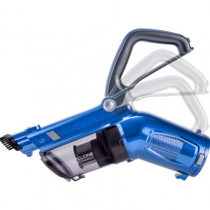 Daewoo RSH-310GB-1, 130W, 0.6L, filtru HEPA, Litiu-Ion 22.2V, Albastru, vertical