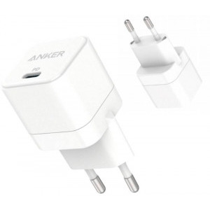 Anker PowerPort III Cube, 20W, 1x USB-C, White-Grey