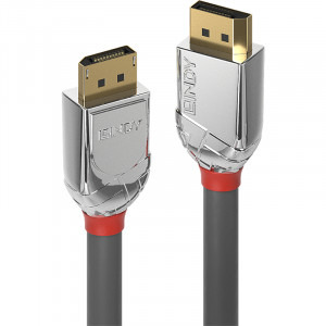 LINDY Cromo, DisplayPort Male - DisplayPort Male v1.2, 5m, negru-argintiu