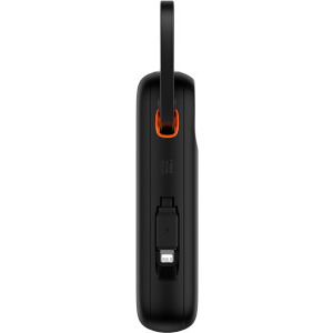 Baseus EnerFill FC31, 20000 mAh, 1x USB, 22.5 W, Display, Cablu USB-C & Lightning integrat, Black